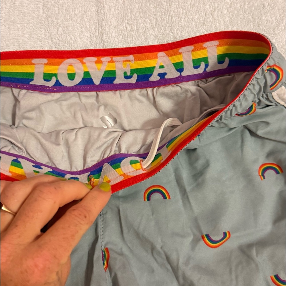 Rabbit Running Shorts Pride Rainbows XS - Picture 2 of 4